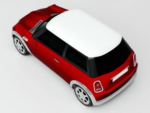 Mini Car 4K 3D Model