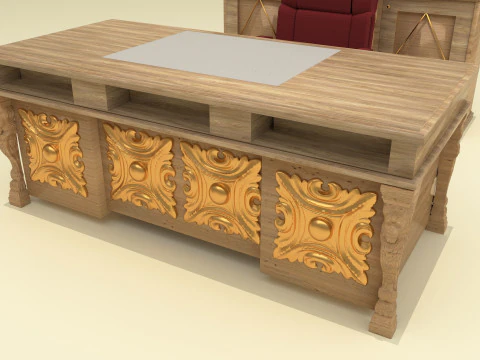 Office Room Set 8K 3D Model