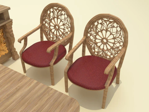 Office Room Set 8K 3D Model