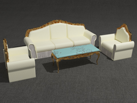 Sofa Set 8K Modèle 3D
