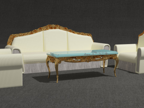 Sofa Set 8K 3Dモデル