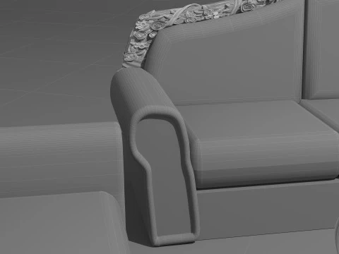 Koltuk Takımı 8K 3D Model