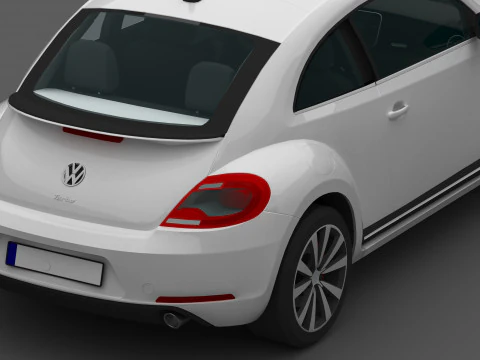Volkswagen Beetle 8K 3D Model