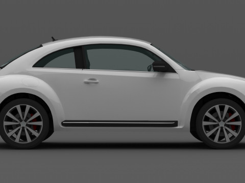 Volkswagen Beetle 8K 3D 模型