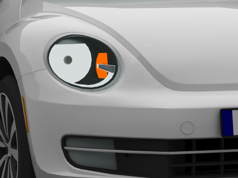 Volkswagen Beetle 8K 3D 模型
