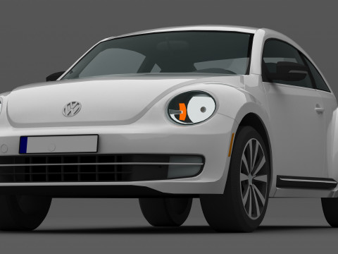 Volkswagen Beetle 8K 3D 模型