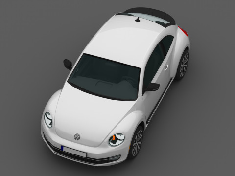 Volkswagen Beetle 8K 3D 模型