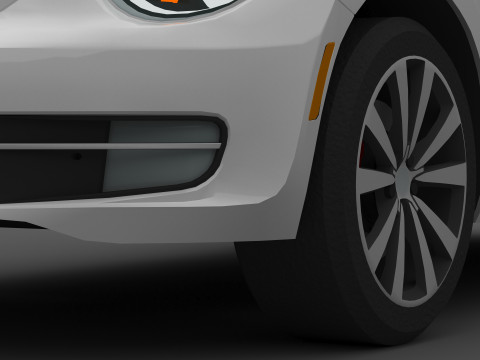 Volkswagen Beetle 8K 3D 模型