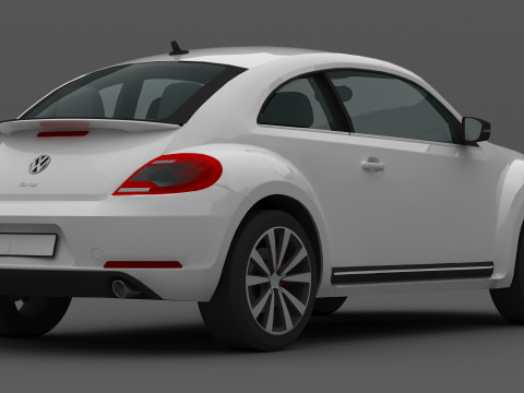Volkswagen Beetle 8K 3D 模型
