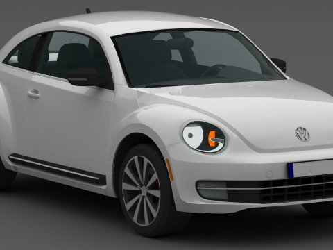 Volkswagen Beetle 8K 3D 模型