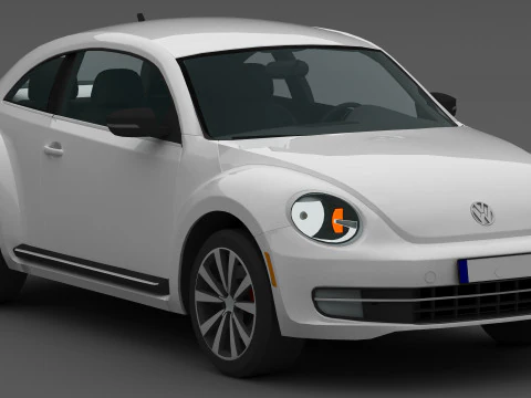 Volkswagen Beetle 8K 3D Model