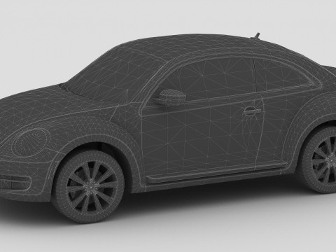 Volkswagen Beetle 8K 3D 模型