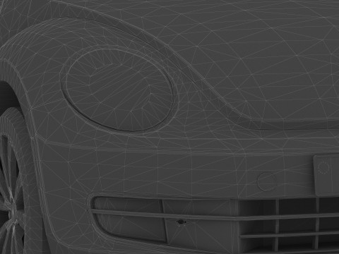 Volkswagen Beetle 8K 3D 模型
