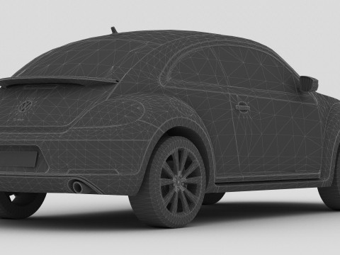 Volkswagen Beetle 8K 3D 模型