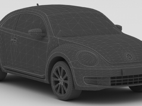 Volkswagen Beetle 8K 3D 模型