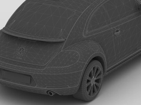 Volkswagen Beetle 8K 3D Model