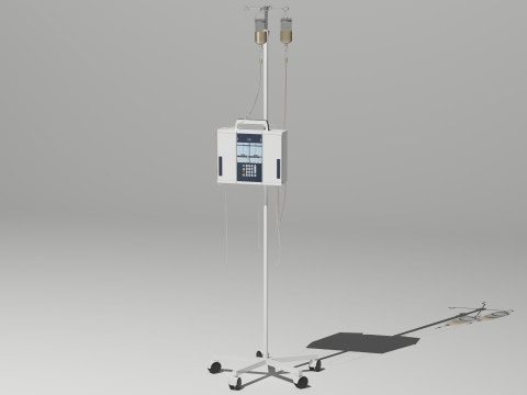 Dual Infusion Pump 4K Modelo 3D