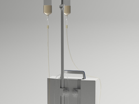 Dual Infusion Pump 4K Modelo 3D