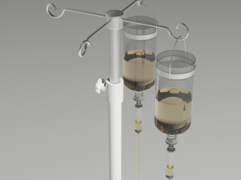 Dual Infusion Pump 4K Modelo 3D