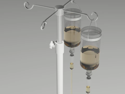 Dual Infusion Pump 3D Model