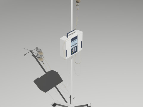 Dual Infusion Pump 4K Modelo 3D