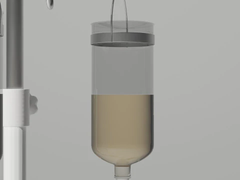 Dual Infusion Pump 3D Model