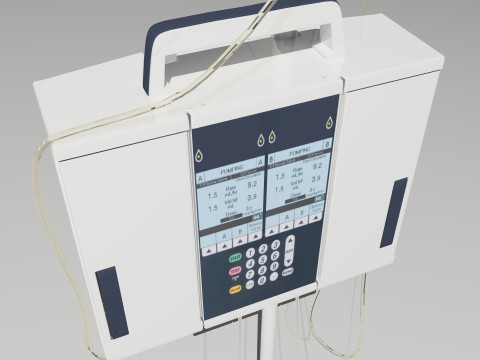 Dual Infusion Pump 4K Modelo 3D