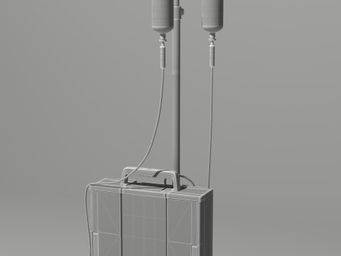 Dual Infusion Pump 4K Modelo 3D