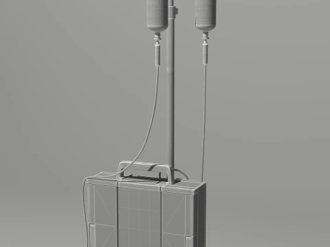 Dual Infusion Pump 3D Model