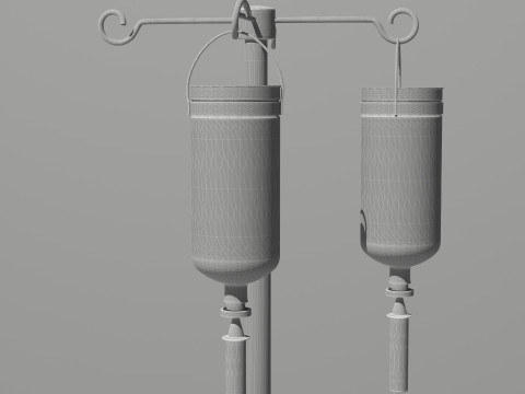 Dual Infusion Pump 4K Modelo 3D