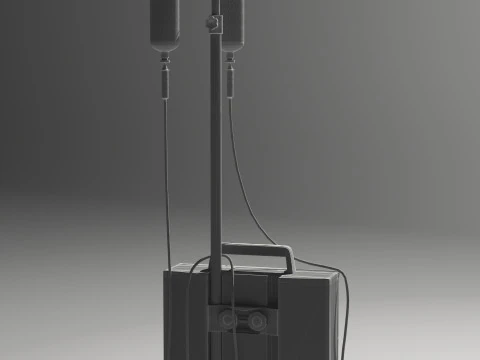 Dual Infusion Pump 3D Model