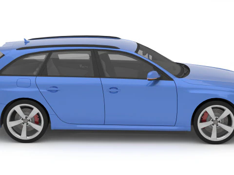 Audi RS4 Avant Nogaro 3D Model