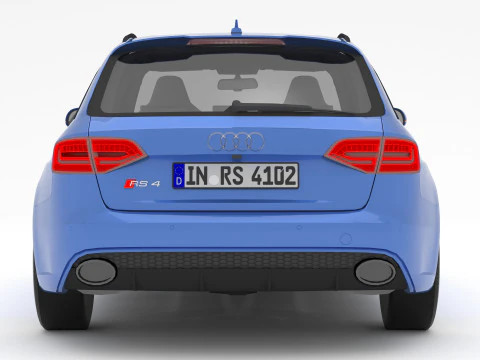 Audi RS4 Avant Nogaro 3D Model