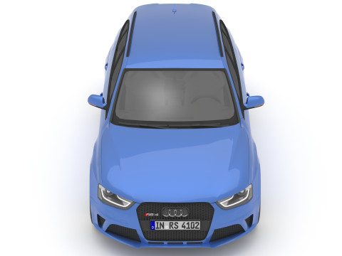 Audi RS4 Avant Nogaro 8K 3Dモデル