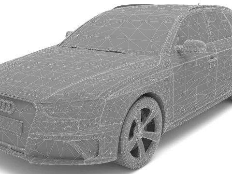 Audi RS4 Avant Nogaro 3D Model