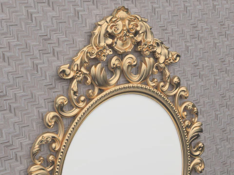 Classic Mirror 3D Model
