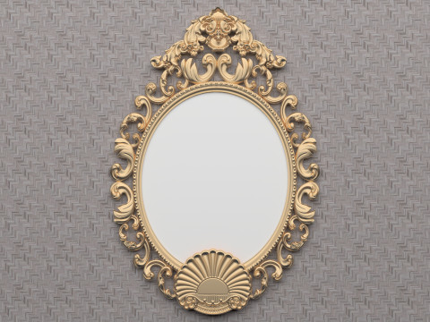 Classic Mirror 8K 3D 模型