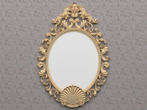 Classic Mirror 3D Model