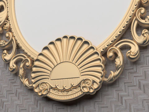 Classic Mirror 3D Model