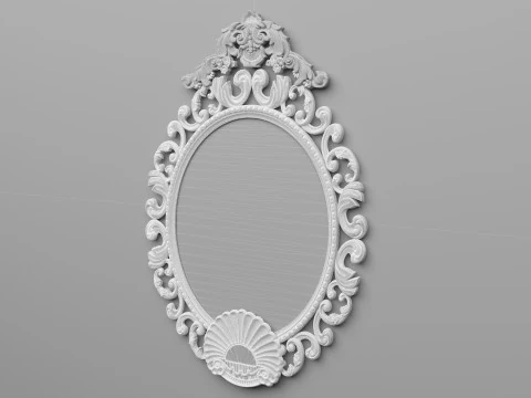 Classic Mirror 3D Model