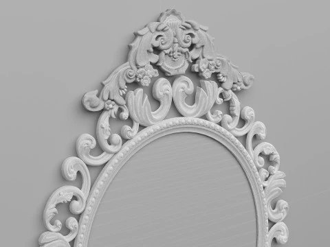 Classic Mirror 3D Model