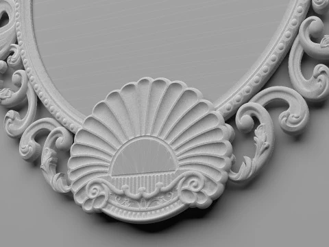 Classic Mirror 3D Model