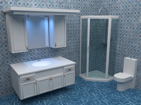 Ванная 3 - 8К 3D Модель