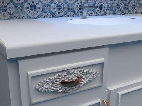 Bathroom 3 - 8K 3D Model