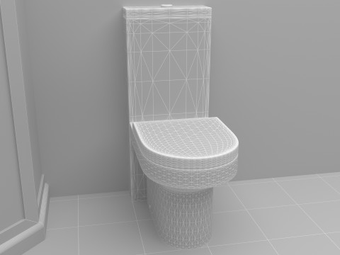 Bathroom 3 - 8K 3D Model