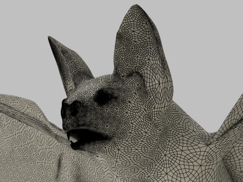 Little Brown Bat 8K 3Dモデル