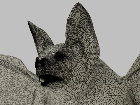 Little Brown Bat 3D Model