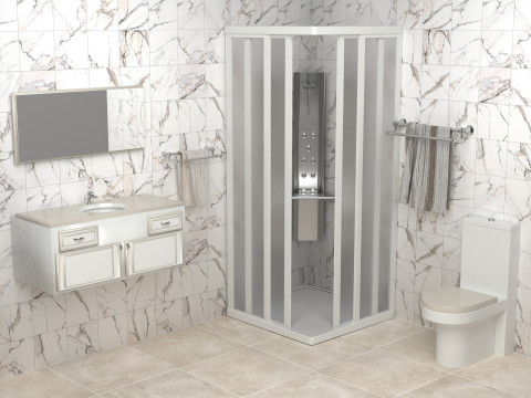 Bathroom 4 - 8K 3D Model