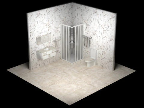 Bathroom 4 3D Model