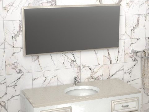 Bathroom 4 - 8K Modèle 3D